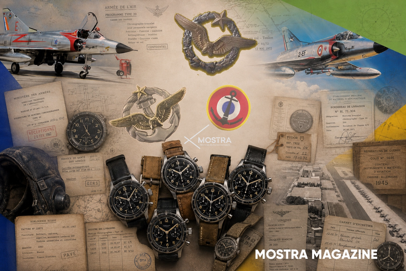 montres militaires d'aviation armée de l'air francaise mostra magazine